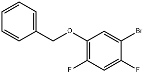 Benzene, 1-bromo-2,4-difluoro-5-(phenylmethoxy)- Structure