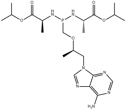 diisopropyl 2,2'-((((((R)-1-(6-amino-9H-purin-9-yl)propan-2-yl)oxy)methyl)phosphoryl)bis(azanediyl))(2S,2'S)-dipropionate compound with methane (1:1)