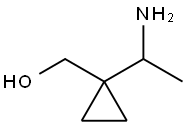 Cyclopropanemethanol, 1-(1-aminoethyl)- Struktur