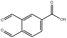 Benzoic acid, 3,4-diformyl- Struktur