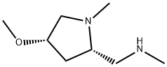 {[(2S,4S)-4-methoxy-1-methylpyrrolidin-2-yl]methyl}(methyl)amine Structure