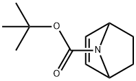 7-Azabicyclo[2.2.1]hept-2-ene-7-carboxylic acid, 1,1-dimethylethyl ester Struktur