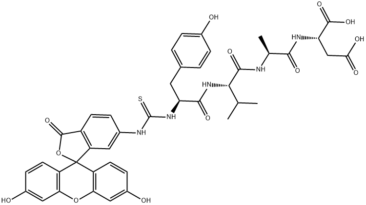 1926163-33-8 L-Aspartic acid, N-[[(3',6'-dihydroxy-3-oxospiro[isobenzofuran-1(3H),9'-[9H]xanthen]-6-yl)amino]thioxomethyl]-L-tyrosyl-L-valyl-L-alanyl-