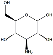 Glucopyranose, 3-amino-3-deoxy-, D- (8CI) Struktur