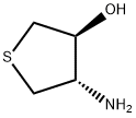 Thiophene-3-ol, 4-aminotetrahydro-, (3S,4S)- Structure