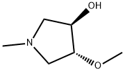 3-Pyrrolidinol, 4-methoxy-1-methyl-, (3R,4R)- Structure