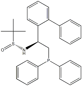 2-Propanesulfinamide, N-[(1S)-1-[1,1'-biphenyl]-2-yl-2-(diphenylphosphino)ethyl]-2-methyl-, [S(R)]-|2-Propanesulfinamide, N-[(1S)-1-[1,1'-biphenyl]-2-yl-2-(diphenylphosphino)ethyl]-2-methyl-, [S(R)]-