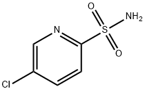 5-氯吡啶-2-磺酰胺 结构式