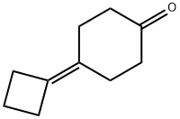 4-cyclobutylidenecyclohexan-1-one Structure