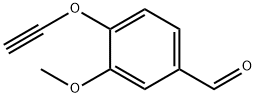 Benzaldehyde, 4-(ethynyloxy)-3-methoxy- 结构式
