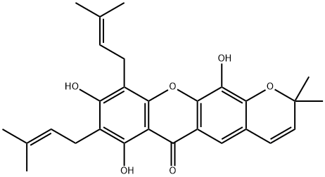 Latisxanthone C Struktur