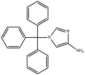 1-TRITYL-1H-IMIDAZOL-4-AMINE,197913-15-8,结构式