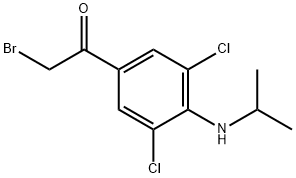3,5-디클로로-4-이소프로필아미노-알파-브로모아세토페논