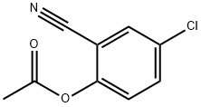 Benzonitrile, 2-(acetyloxy)-5-chloro- Structure