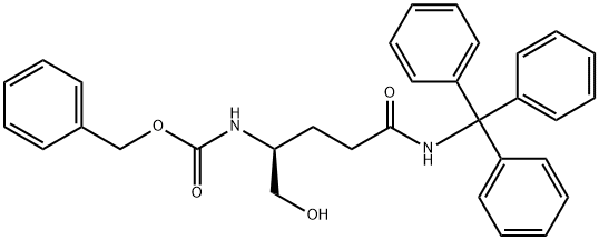 Z-Gln[Trt]-Ol Structure