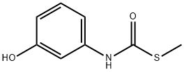 3-ヒドロキシフェニルカルバモチオ酸S-メチル 化学構造式