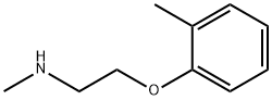 N-methyl-2-(2-methylphenoxy)ethanamine 化学構造式