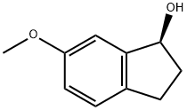 1H-Inden-1-ol, 2,3-dihydro-6-methoxy-, (1S)- Structure