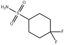 Cyclohexanesulfonamide, 4,4-difluoro- Structure