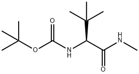 (S)-tert-butyl (3,3-dimethyl-1-(methylamino)-1-oxobutan-2-yl)carbamate(WXC08256) Structure