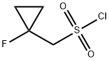 Cyclopropanemethanesulfonyl chloride, 1-fluoro- 化学構造式