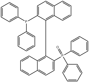 (2'-(二苯基膦基)-[1,1'-联萘]-2-基)二苯基氧化膦 结构式