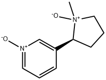 3-[[(2S)-1-Methylpyrrolidine 1-oxide]-2α-yl]pyridine 1-oxide Struktur