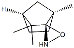 Spiro[bicyclo[2.2.1]heptane-2,3'-oxaziridine], 1,3,3-trimethyl-, (1R,2S,2'S,4S)- Structure