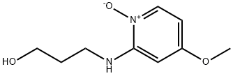 1-Propanol,3-[(4-methoxy-1-oxido-2-pyridinyl)amino]-(9CI) Structure