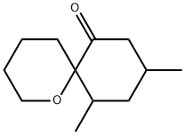 1-Oxaspiro[5.5]undecan-7-one, 9,11-dimethyl- Struktur