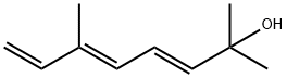 3,5,7-Octatrien-2-ol, 2,6-dimethyl-, (3E,5E)- Struktur