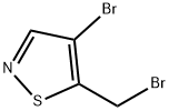 Isothiazole, 4-bromo-5-(bromomethyl)- Struktur