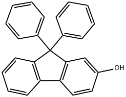 9,9-diphenyl- 9H-fluoren-2-ol Structure