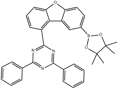 2138490-96-5 2,4-二苯基-6-[8-(4,4,5,5-四甲基-1,3,2-二氧杂环戊硼烷-2-基)-1-二苯并呋喃基]-1,3,5-三嗪