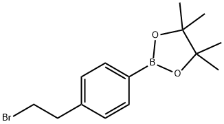 1,3,2-Dioxaborolane, 2-[4-(2-bromoethyl)phenyl]-4,4,5,5-tetramethyl-,2143019-36-5,结构式