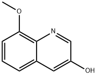 3-Quinolinol, 8-methoxy- Struktur