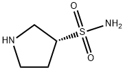 (R)-吡咯烷-3-磺酰胺 结构式