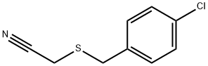 2-{[(4-chlorophenyl)methyl]sulfanyl}acetonitrile Structure