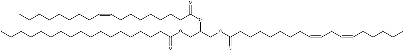 1-Stearoyl-2-Oleoyl-3-Linoleoyl-rac-glycerol, 2190-14-9, 结构式