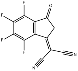 Propanedinitrile, 2-(4,5,6,7-tetrafluoro-2,3-dihydro-3-oxo-1H-inden-1-ylidene)- Structure