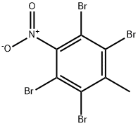 Benzene, 1,2,4,5-tetrabromo-3-methyl-6-nitro- 化学構造式