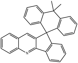 10,10-二甲基螺[蒽-9(10H) 结构式