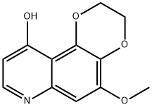 1,4-Dioxino[2,3-f]quinolin-10-ol, 2,3-dihydro-5-methoxy- Structure