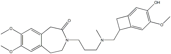 Ivabradine Impurity S33172 化学構造式