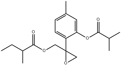 8,9-epoxyl-3-isobutyryloxy-10-(2-methylbutanoyl)thymol