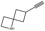 1-Azaspiro[3.3]heptane, 6-ethynyl- 化学構造式