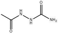 2-乙酰基肼甲酰胺 结构式