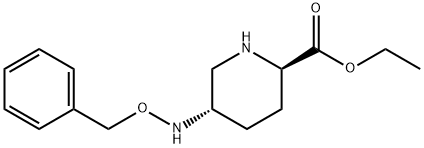(2R,5S)-ethyl 5-(benzyloxyaMino)piperidine-2-carboxylate Struktur