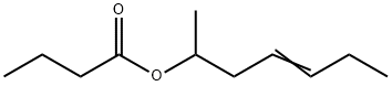 HEPT-4-ENYL-2BUTYRATE 化学構造式