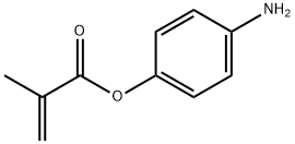 2-Propenoic acid, 2-methyl-, 4-aminophenyl ester,23679-72-3,结构式